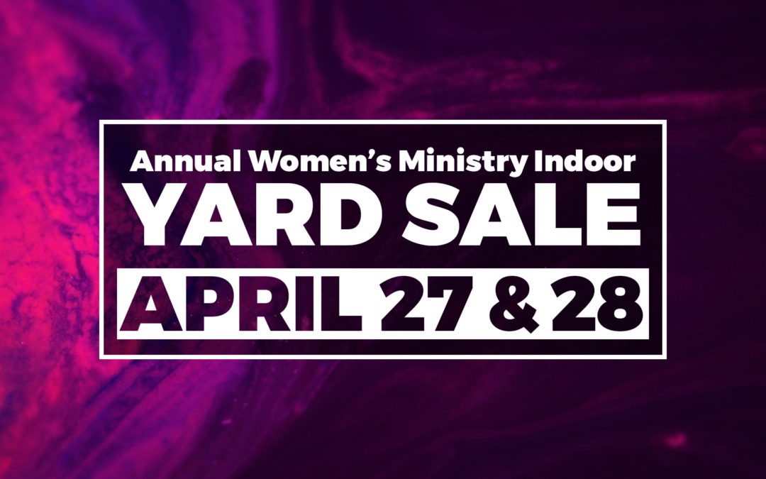 Yard Sale Postponed
